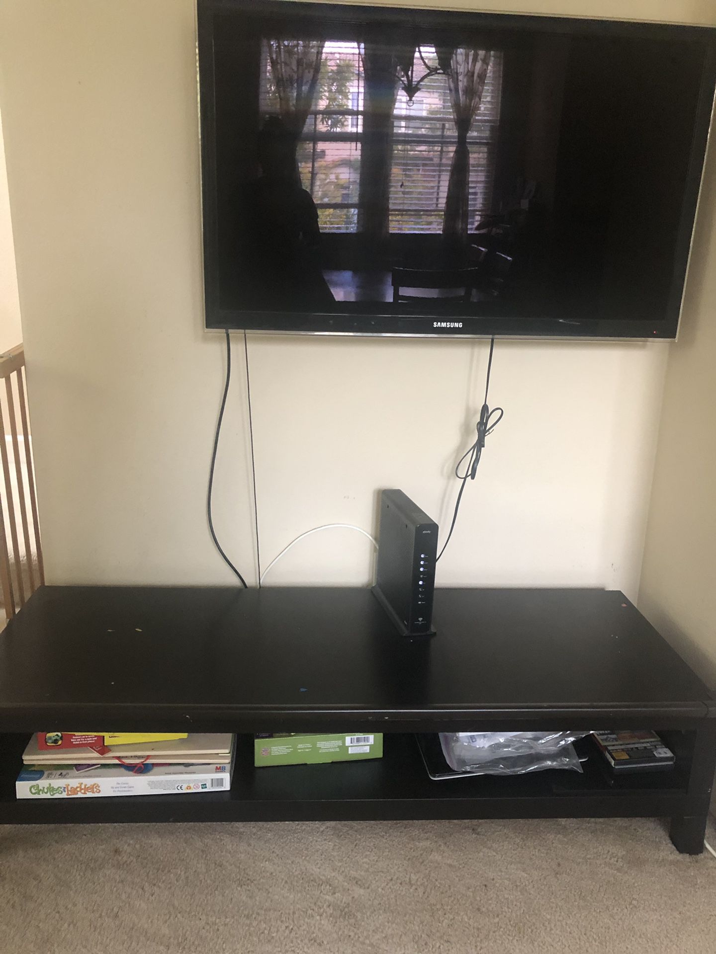 Low lying IKEA TV Stand