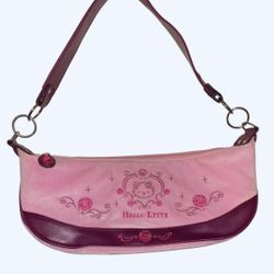 2006 Sanrio Hello Kitty velvet purse bag 