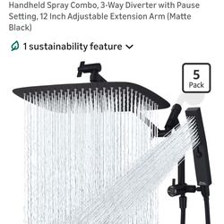G-Promise All Metal 14 Inch Shower Head