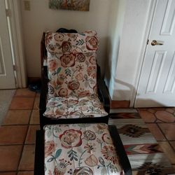 Ikea Custom Cover Chair And Ottoman 