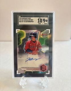 2023 Bowman's Best - Best of 2023 Autographs Roman Anthony #B23-RAY (RC)