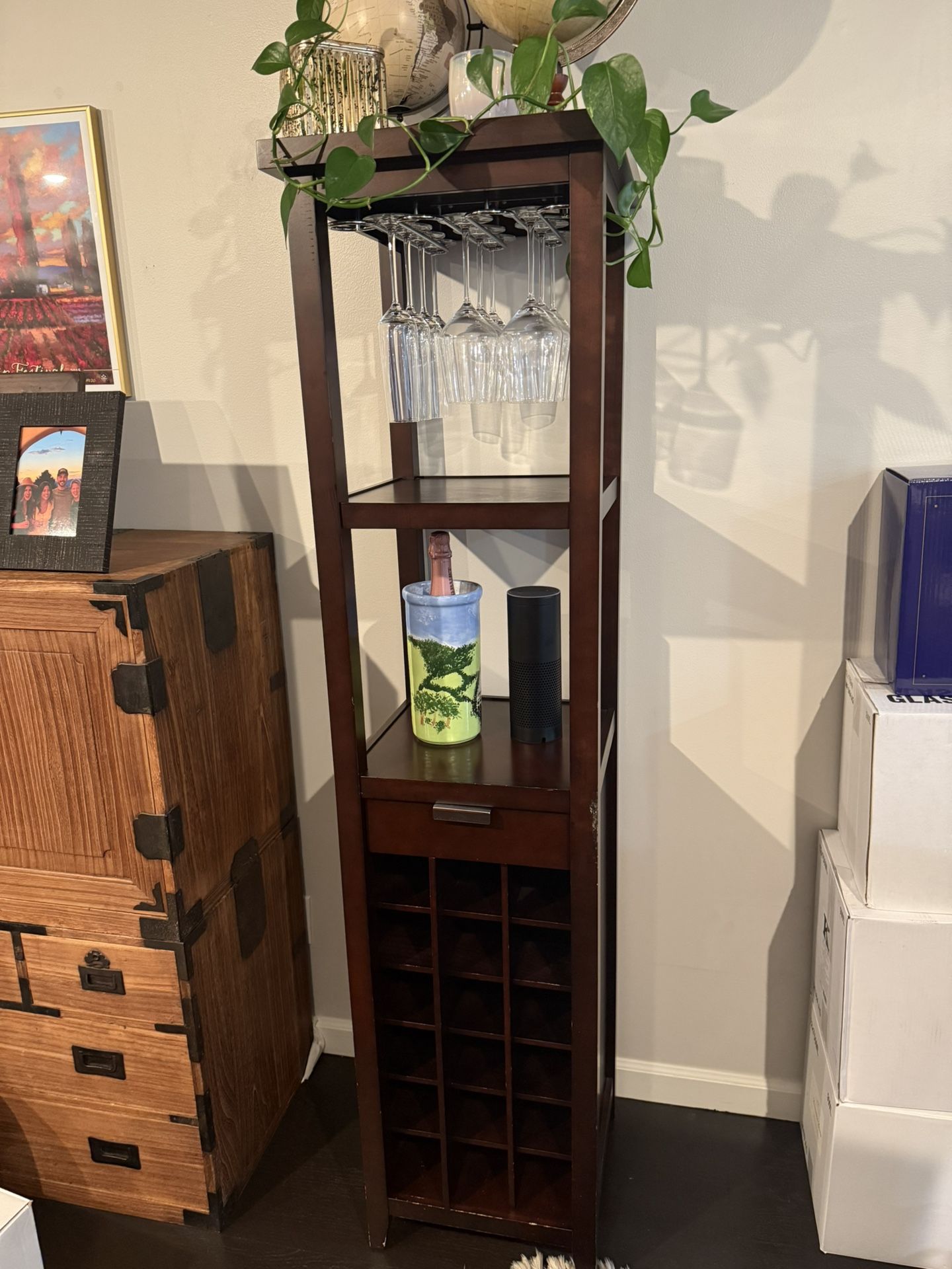 Crate and Barrel Wine Tower
