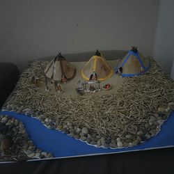 Comanche Settlement - handmade