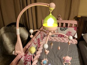 Remote Crib Mobile With Light