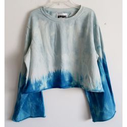 Apparis Blue Ombre Sweatshirt - Size Small