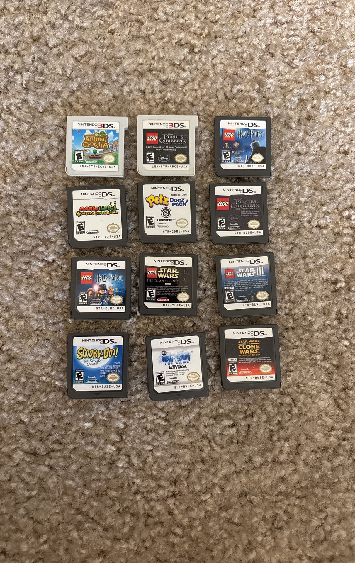 2 Nintendo 3DS Games + 10 Nintendo DS Games