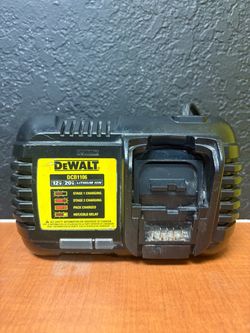 DEWALT DCB1106 12V/20V MAX Lithium-Ion 6 Amp Battery Charger, Black