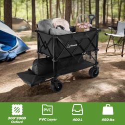 Large Foldable Wagon 485lbs max load
