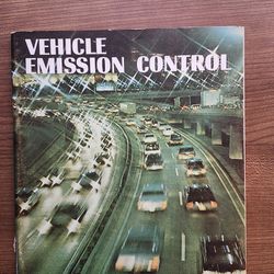 Collectible Book, 1970's Vehicle Emission Control 