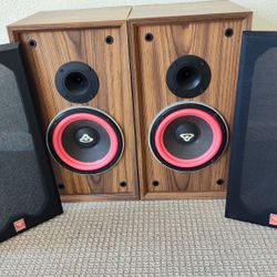 Cerwin Vega DX-1 Booksheif Speakers Monitor Hifi