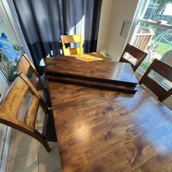 Dining Table (6-12 Person) And 6 Chairs