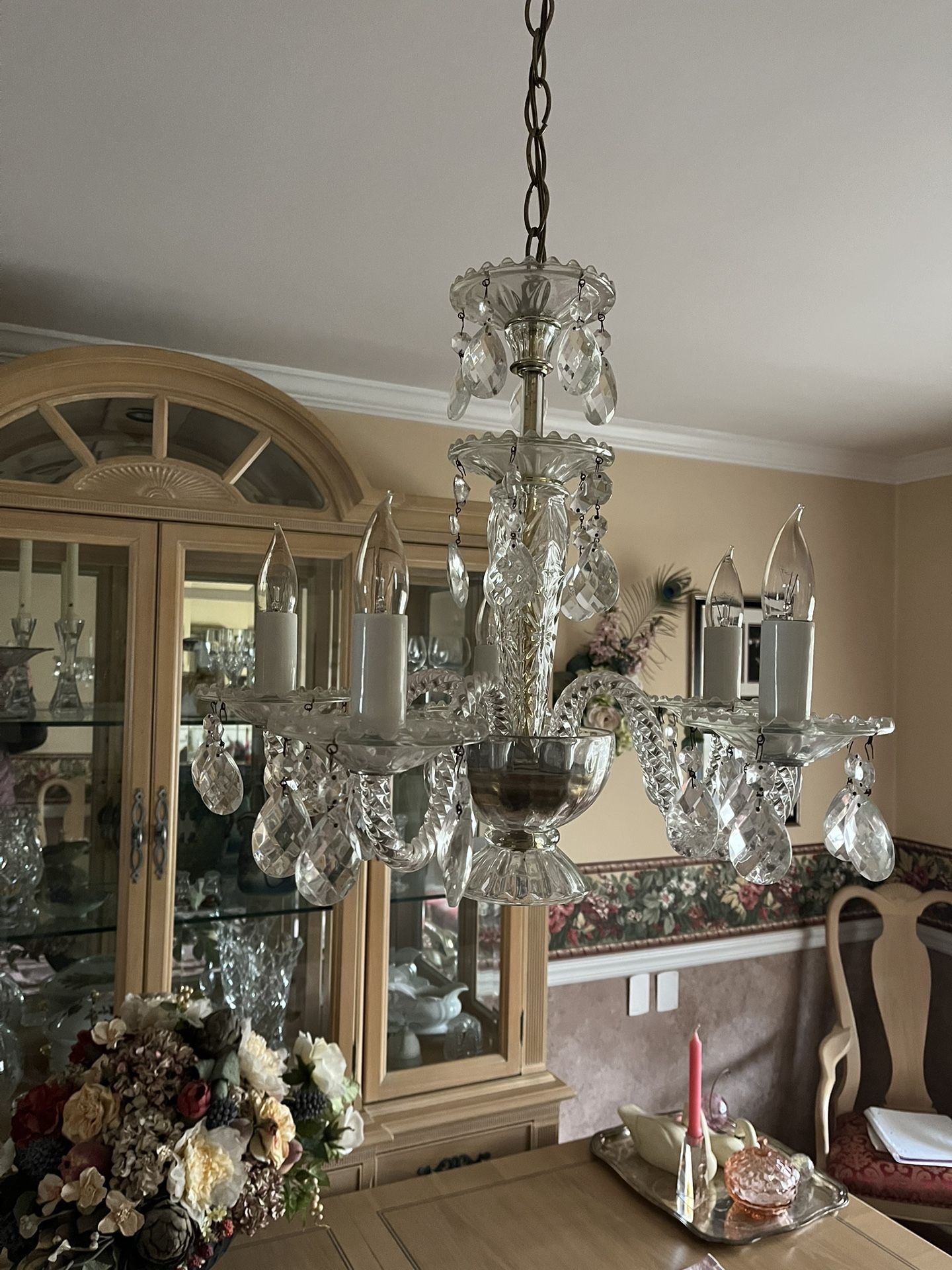 Crystal 5-Light Chandelier 