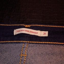 Livis Strauss Lady's Jeans Pants Size 8 31 Long