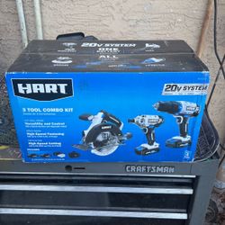 Hart 3 Tool Combo Kit 