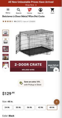 XL Dog Crate