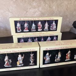 Vintage Christmas Ornaments 1980’s Still In Boxes 