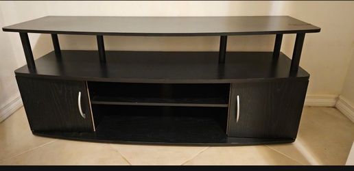 Stand TV Mueble Tv Bajo con Puertas Y estante