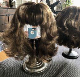 Two Matching Shoulder Length Wigs