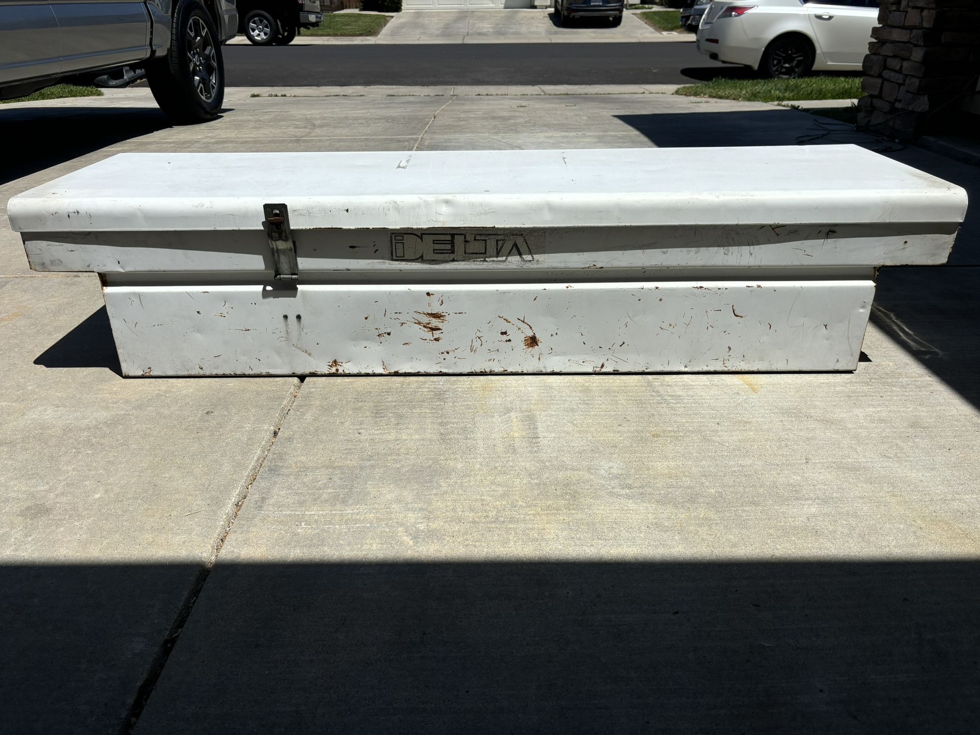 Delta White Truck ToolBox
