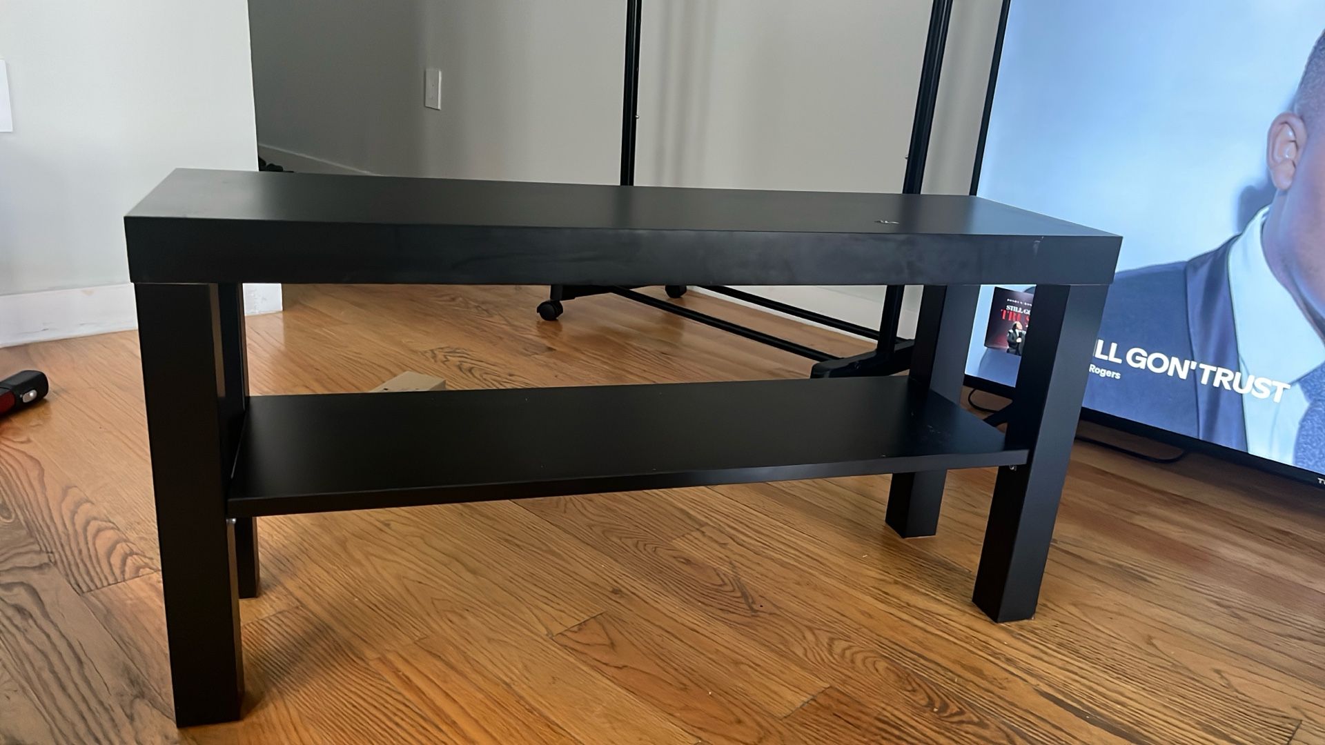 URGENT MOVING SALE – Black Coffee Table (Modern & Sturdy)