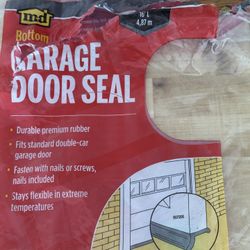 16’ Black, Rubber Garage Door Seal