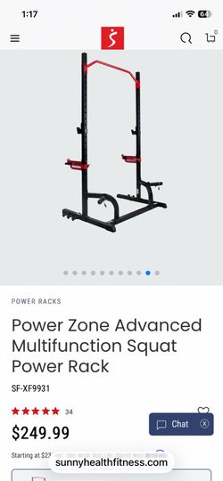 Sunny Health & Fitness Multifunction Squat Power Rack…. Home Gym Fitness…. $125 Price is Firm!!!!