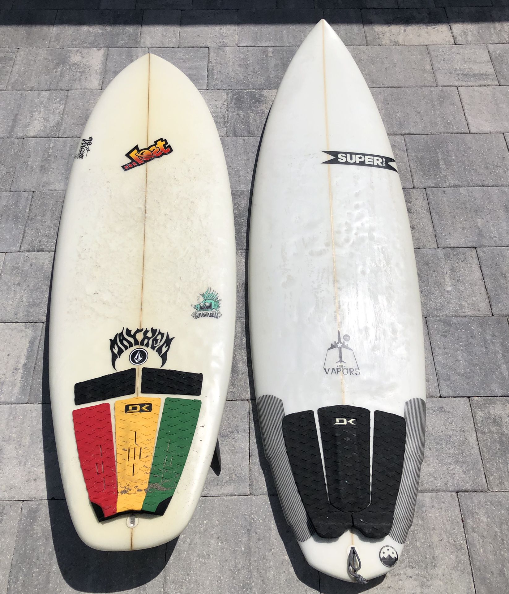 Lost Bottom Feeder & Super Vapors Surfboard Package