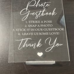 Photo Guest Book Sign