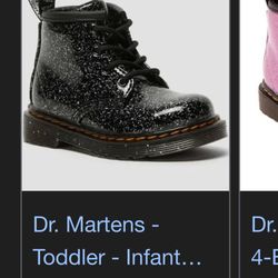 Toddler Glitter Doc Martens 