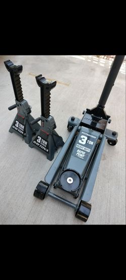 Floor jack 3ton nuevo y stan jack 3ton cada una
