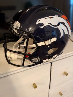 Denver Broncos Full-Size Football Helmet Signed by Rod Smith
