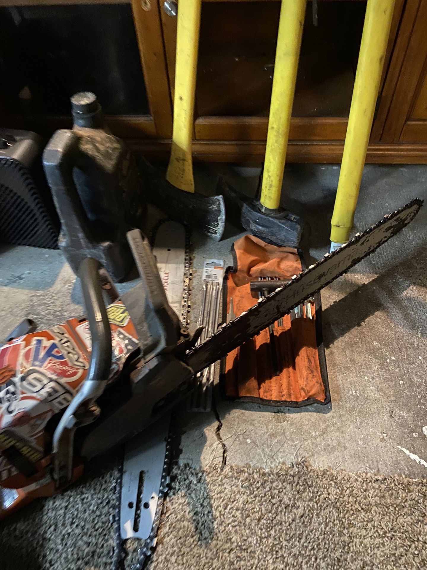 Fire Wood Cutting Set Up 