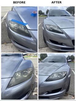Headlight cleaning 🧼