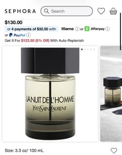 Yves Saint Laurent La Nuit De L’Homme Men’s Cologne