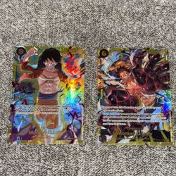 🔥 One Piece TCG - Monkey.D.Luffy SEC OP10-118 & OP09-119 - English - NM/M 🔥