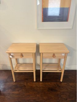 Nightstands ikea BJÖRKSNÄS set of 2