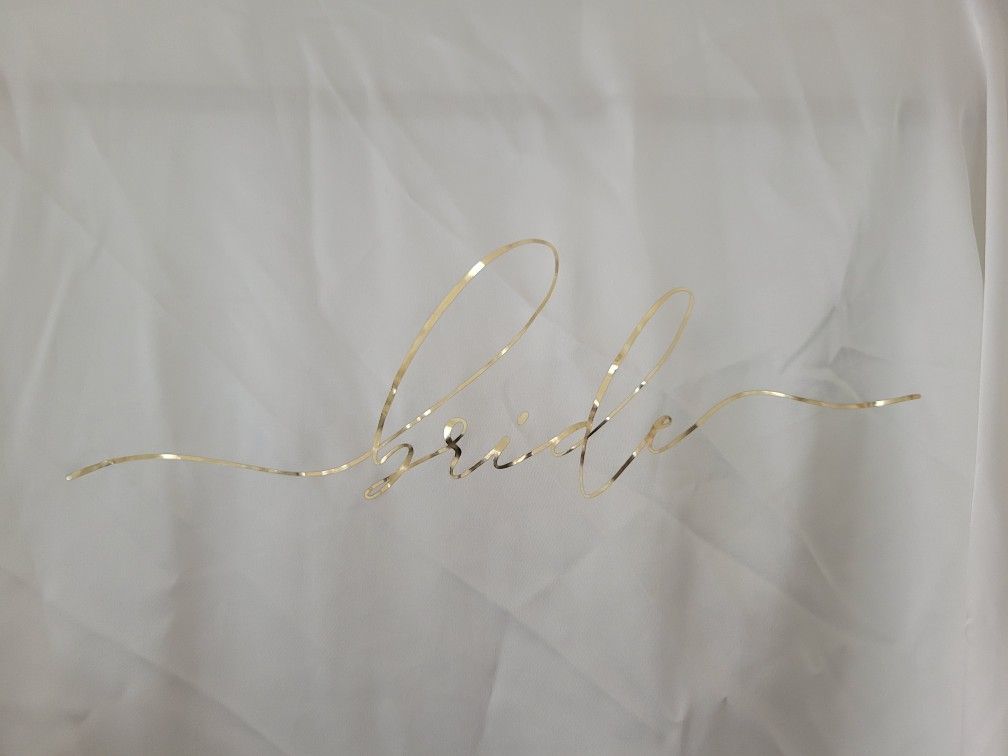 Bridal Satin Robe 