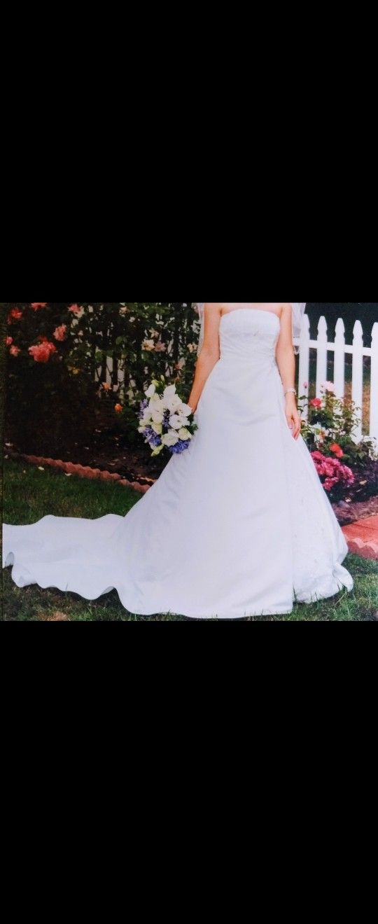 Wedding Dress Ball Gown Strapless David's Bridal