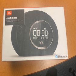 JBL Bluetooth clock radio USB charging alarm