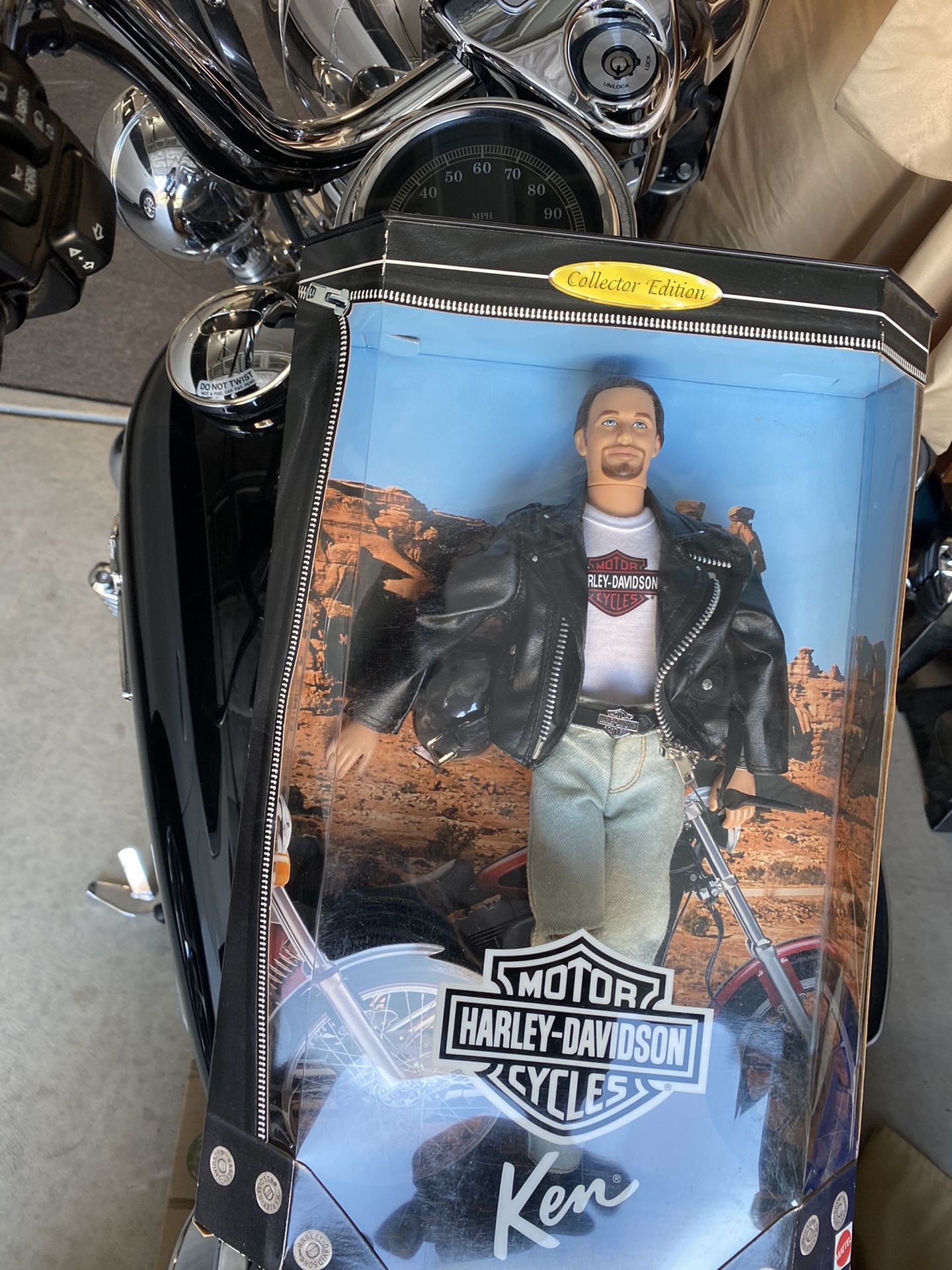 Ken Barbie Motorcycle Kawasaki Ninja ZX-10R Motorcycle Kawasaki