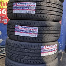 235.60 R. 17 nuevas las cuatro garantizadas con 50,000 millas.🔥Arroyo brand tires 💯🚘🚘