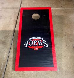 49ers cornhole boards