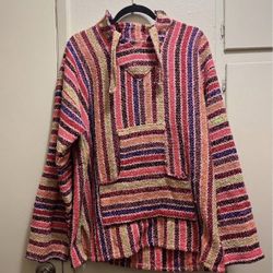 Colorful Striped Hoodie