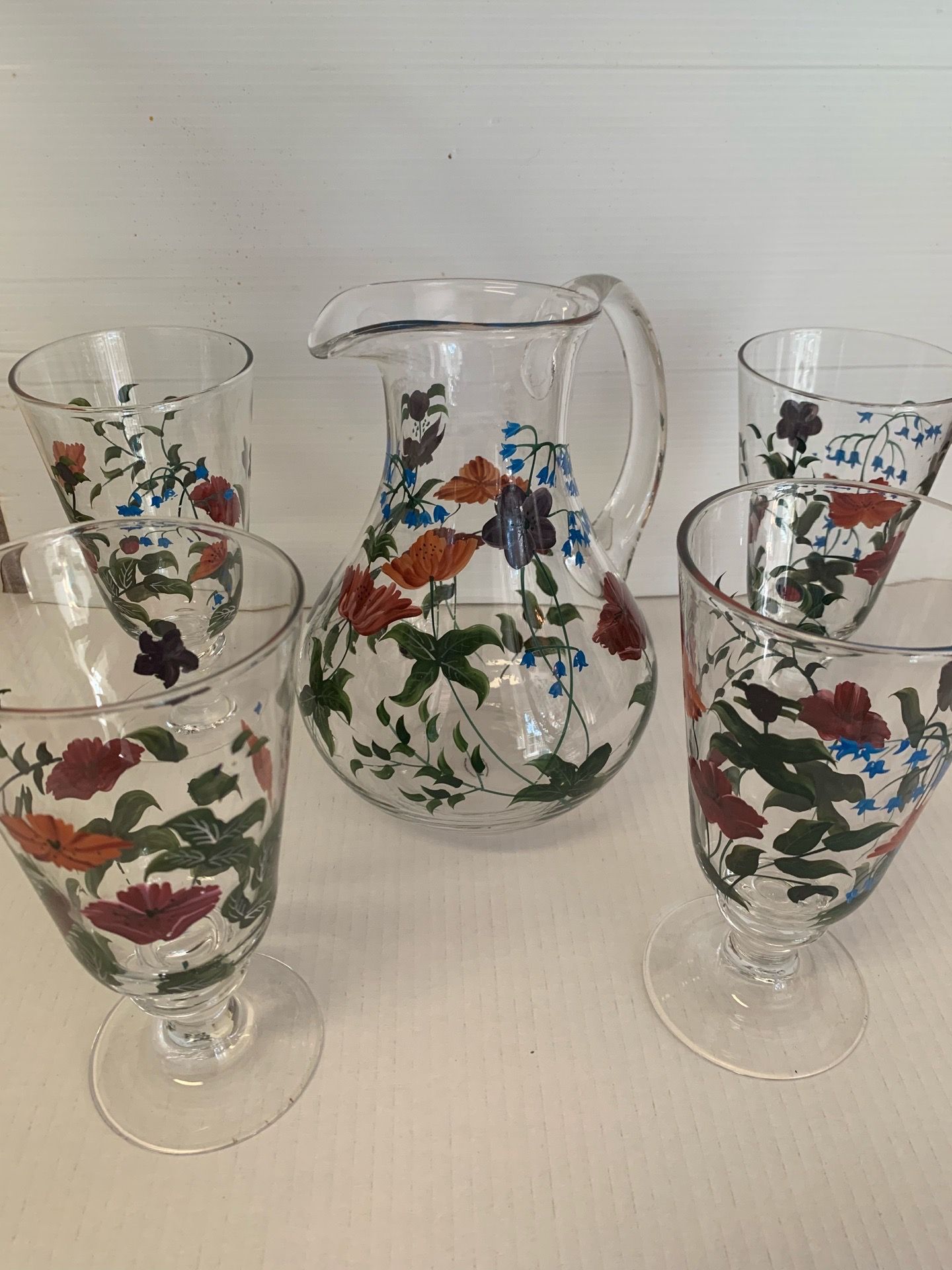Elegant Pitcher and Glasses