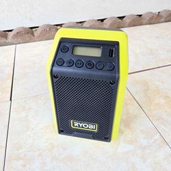 RYOBI 18V Compact Radio Bluetooth Speaker