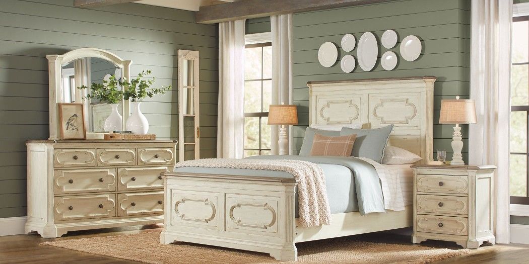 Lindenwood White 5 Pc Queen Panel Bedroom Set