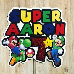 Super Mario Cake Topper