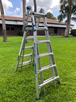 Werner Multi-Position Pro Aluminum Ladder - Heavy Duty (375lb Type IA)