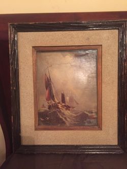 Frigate on high sea by Cranhall