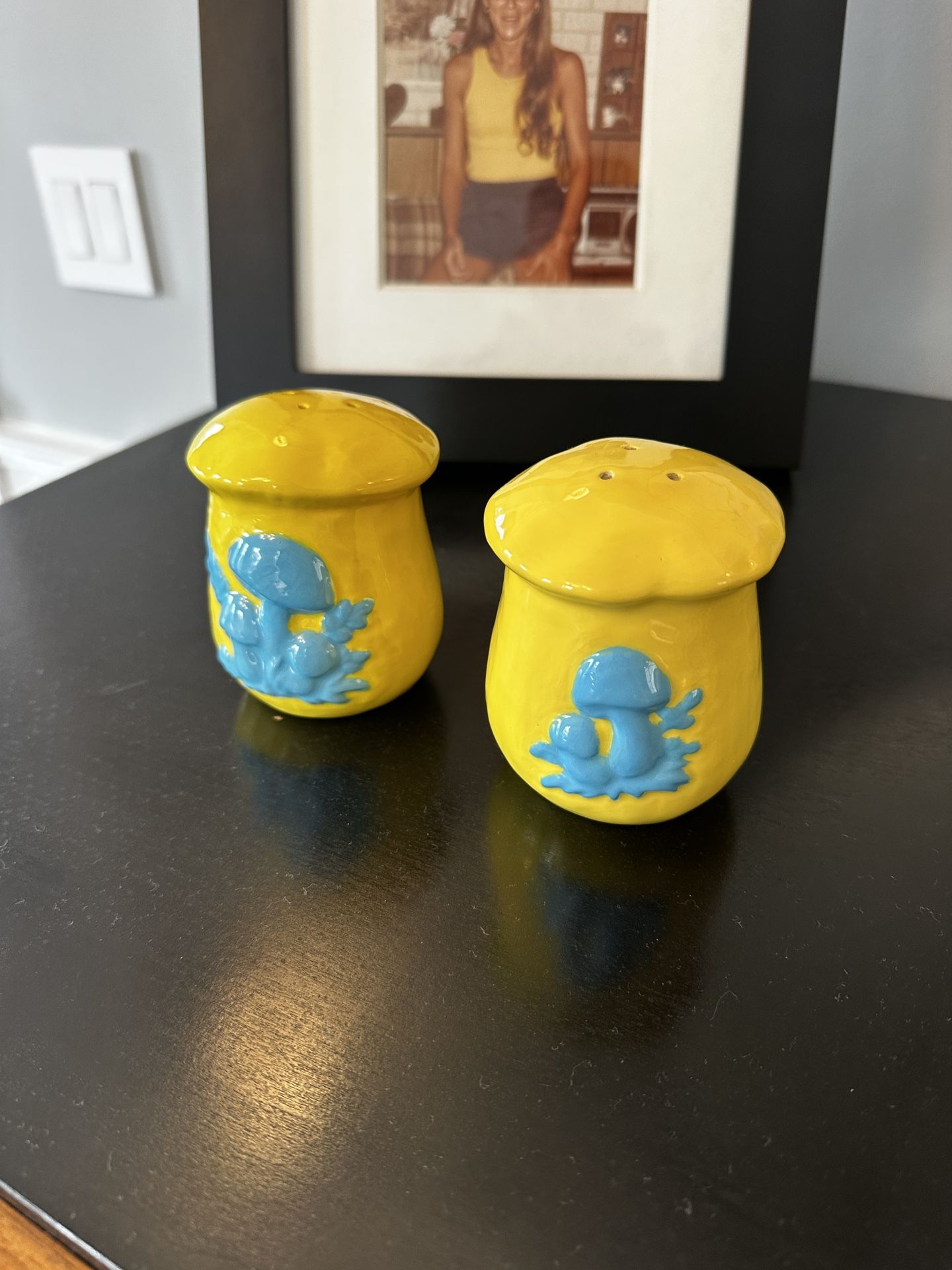 Vintage Mushroom Salt & Pepper Shakers
